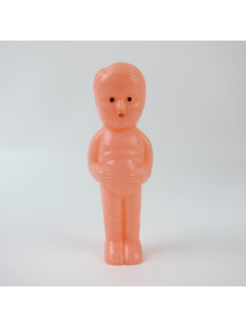 Vintage Celluloid Hard Plastic Penny Doll Figure Kewpie Frozen Charlotte Style